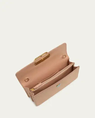Valentino Garavani Crystal VLogo Moire Clutch Bag | Thumbnail 3