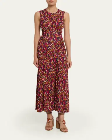 Ulla Johnson Lana Printed Sleeveless Maxi Dress | Thumbnail 6 Ulla Johnson Lana Printed Sleeveless Maxi Dress | Thumbnail 6