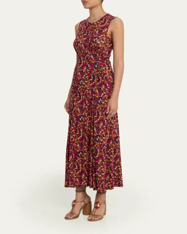 Ulla Johnson Lana Printed Sleeveless Maxi Dress | Thumbnail 8 Ulla Johnson Lana Printed Sleeveless Maxi Dress | Thumbnail 8