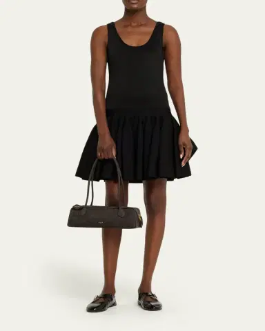 Alaïa Le Teckel Medium Suede Shoulder Bag | Thumbnail 5 Alaïa Le Teckel Medium Suede Shoulder Bag | Thumbnail 5