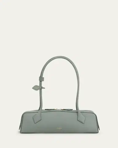 Alaïa Le Teckel Medium Suede Shoulder Bag | Thumbnail 7 Alaïa Le Teckel Medium Suede Shoulder Bag | Thumbnail 7