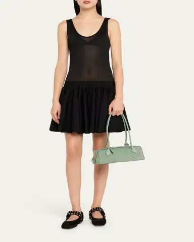 Alaïa Le Teckel Medium Suede Shoulder Bag | Thumbnail 9 Alaïa Le Teckel Medium Suede Shoulder Bag | Thumbnail 9