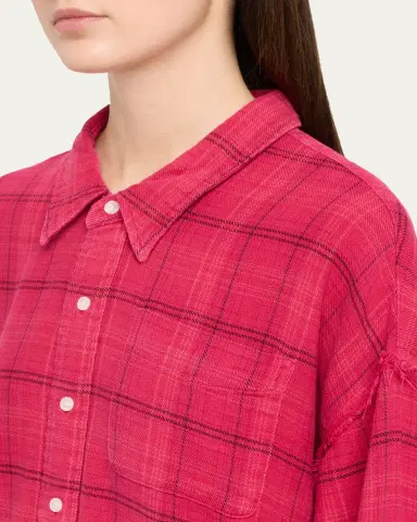 R13 Long-Sleeve Shredded Seam Shirt | Thumbnail 5
