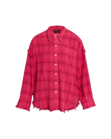 R13 Long-Sleeve Shredded Seam Shirt | Thumbnail 1