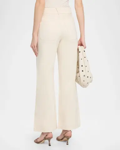 Veronica Beard Taylor High-Rise Wide-Leg Jeans | Thumbnail 3 Veronica Beard Taylor High-Rise Wide-Leg Jeans | Thumbnail 3