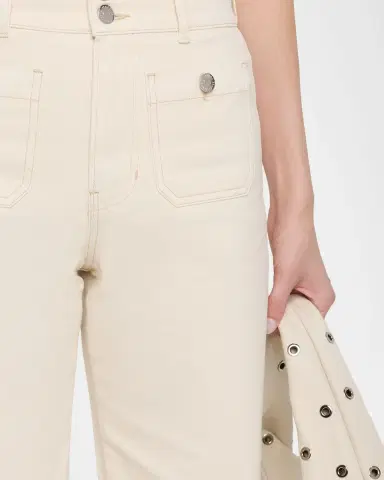 Veronica Beard Taylor High-Rise Wide-Leg Jeans | Thumbnail 5 Veronica Beard Taylor High-Rise Wide-Leg Jeans | Thumbnail 5