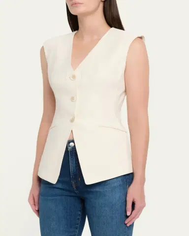 Veronica Beard Gillson Tailored Vest | Thumbnail 4 Veronica Beard Gillson Tailored Vest | Thumbnail 4