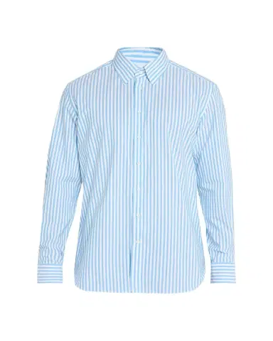 Bergdorf Goodman Men's Striped Cotton Button-Down Shirt | Thumbnail 1