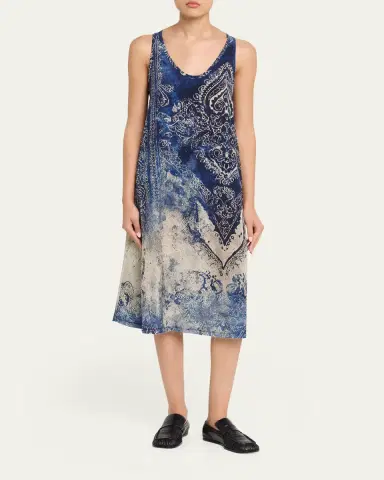 R13 Printed Midi Tank Dress | Thumbnail 2 R13 Printed Midi Tank Dress | Thumbnail 2