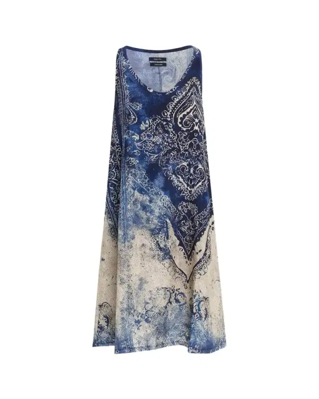 Printed Midi Tank Dress