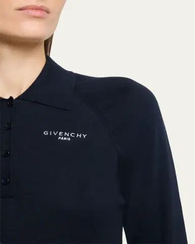 Givenchy Long Sleeve Polo Shirt | Thumbnail 5 Givenchy Long Sleeve Polo Shirt | Thumbnail 5