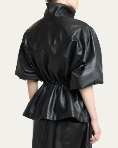Givenchy Leather Drawstring Tracksuit Jacket | Thumbnail 3 Givenchy Leather Drawstring Tracksuit Jacket | Thumbnail 3
