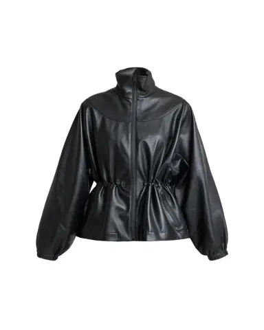 Givenchy Leather Drawstring Tracksuit Jacket | Thumbnail 1 Givenchy Leather Drawstring Tracksuit Jacket | Thumbnail 1