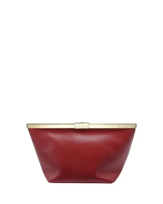 Ganache Leather Clutch Bag