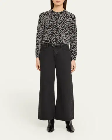 Nili Lotan Keelah Cashmere Leopard-Spot Cardigan | Thumbnail 2 Nili Lotan Keelah Cashmere Leopard-Spot Cardigan | Thumbnail 2