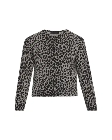 Nili Lotan Keelah Cashmere Leopard-Spot Cardigan | Thumbnail 1 Nili Lotan Keelah Cashmere Leopard-Spot Cardigan | Thumbnail 1