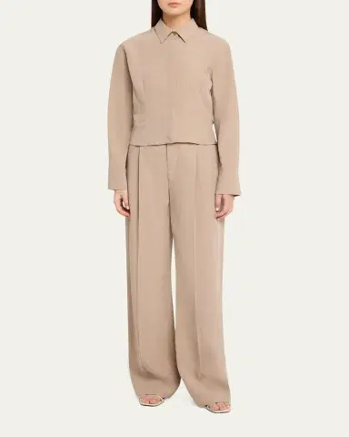 Vince Pleated High-Rise Pants | Thumbnail 2 Vince Pleated High-Rise Pants | Thumbnail 2