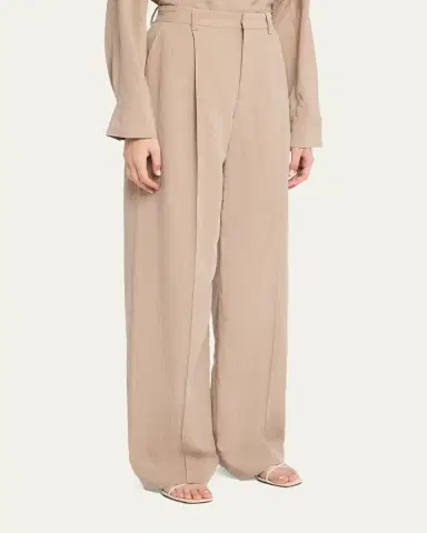Vince Pleated High-Rise Pants | Thumbnail 4 Vince Pleated High-Rise Pants | Thumbnail 4