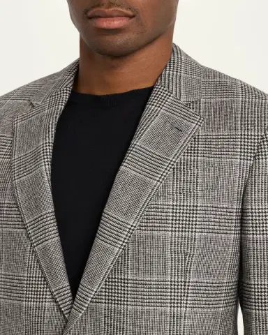 Giorgio Armani Men's Soft Glen Plaid Single-Breasted Sport Coat | Thumbnail 5