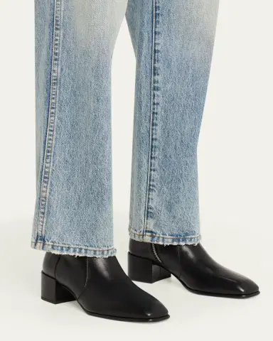 Jimmy Choo 45mm Eliot Vintage Leather Ankle Boots | Thumbnail 2