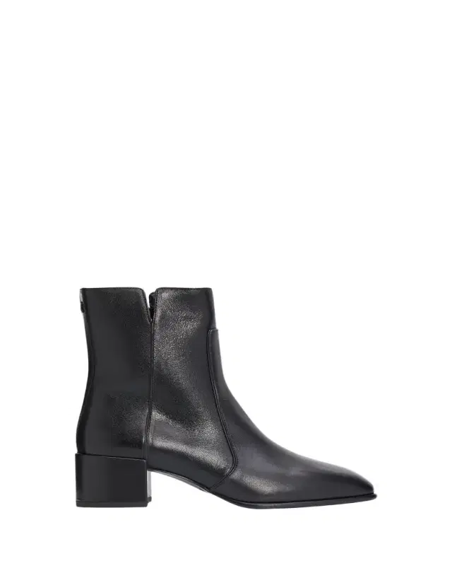 Jimmy Choo 45mm Eliot Vintage Leather Ankle Boots