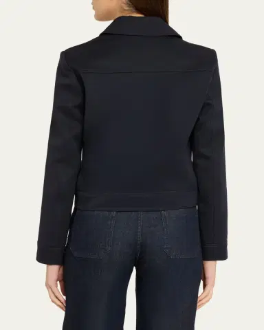Nili Lotan Susannah Virgin Wool Cropped Jacket | Thumbnail 3
