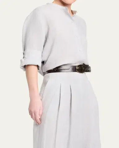 TWP Stand Collar Cut Off Shirt | Thumbnail 4 TWP Stand Collar Cut Off Shirt | Thumbnail 4