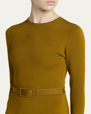 Tom Ford Belted Long-Sleeve Knit Top | Thumbnail 5 Tom Ford Belted Long-Sleeve Knit Top | Thumbnail 5