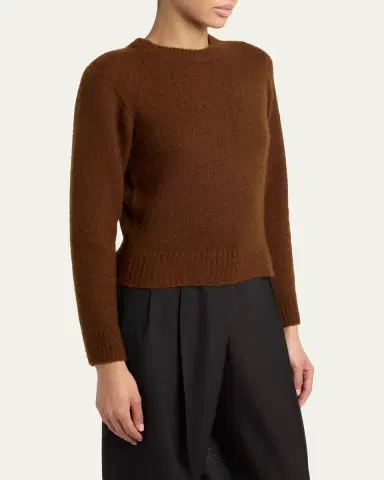 Tom Ford Cashmere-Silk Crewneck Sweater | Thumbnail 4 Tom Ford Cashmere-Silk Crewneck Sweater | Thumbnail 4
