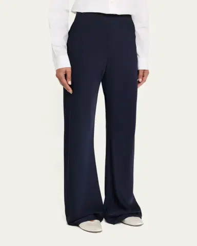 Veronica Beard Braddock Satin Pants | Thumbnail 4 Veronica Beard Braddock Satin Pants | Thumbnail 4
