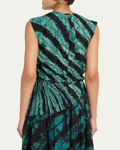 Ulla Johnson Kaia Shibori Tie-Dye Top | Thumbnail 3 Ulla Johnson Kaia Shibori Tie-Dye Top | Thumbnail 3