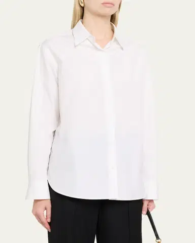 A.L.C. Mason Poplin Button-Front Shirt | Thumbnail 4 A.L.C. Mason Poplin Button-Front Shirt | Thumbnail 4