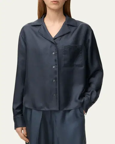 Loewe Silk Twill Pajama Shirt | Thumbnail 4 Loewe Silk Twill Pajama Shirt | Thumbnail 4
