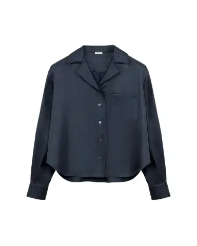 Loewe Silk Twill Pajama Shirt | Thumbnail 1 Loewe Silk Twill Pajama Shirt | Thumbnail 1