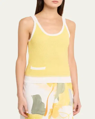 Vince Birdseye Pocket Tank Top | Thumbnail 4