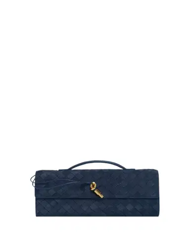 Bottega Veneta Andiamo Suede Clutch Bag | Thumbnail 1