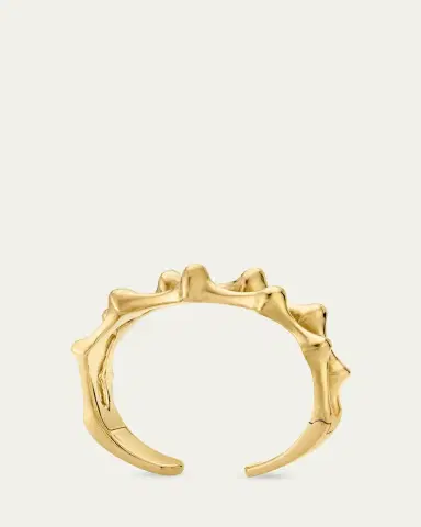 VRAM 18K Yellow Gold Chrona II Hinged Cuff Bracelet | Thumbnail 3