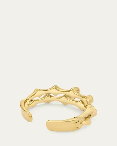 VRAM 18K Yellow Gold Chrona II Hinged Cuff Bracelet | Thumbnail 4