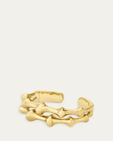 VRAM 18K Yellow Gold Chrona II Hinged Cuff Bracelet | Thumbnail 5