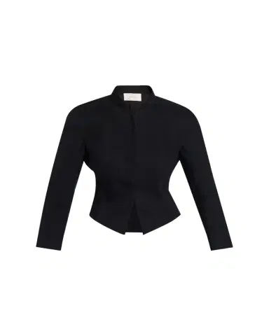 The Row Bastien Single-Breasted Fitted Jacket | Thumbnail 1 The Row Bastien Single-Breasted Fitted Jacket | Thumbnail 1