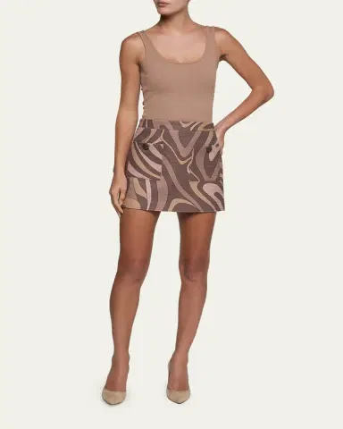 L'Agence Cyra Low-Rise Mini Skirt | Thumbnail 2 L'Agence Cyra Low-Rise Mini Skirt | Thumbnail 2