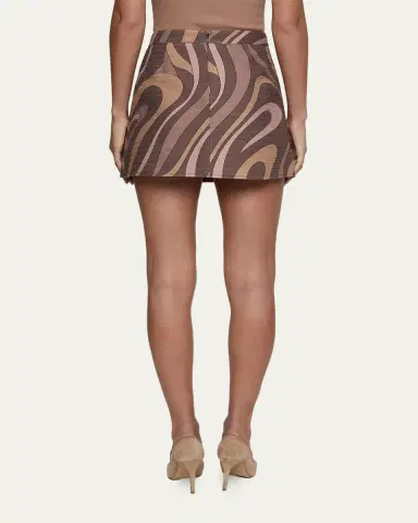L'Agence Cyra Low-Rise Mini Skirt | Thumbnail 3 L'Agence Cyra Low-Rise Mini Skirt | Thumbnail 3