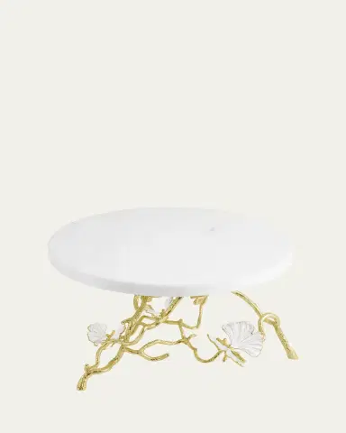 Michael Aram Butterfly Gingko Gold Cake Stand | Thumbnail 3 Michael Aram Butterfly Gingko Gold Cake Stand | Thumbnail 3