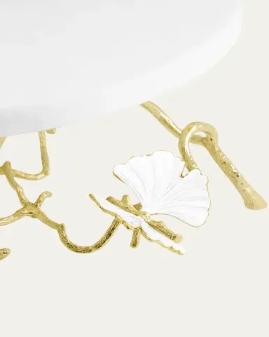 Michael Aram Butterfly Gingko Gold Cake Stand | Thumbnail 5 Michael Aram Butterfly Gingko Gold Cake Stand | Thumbnail 5