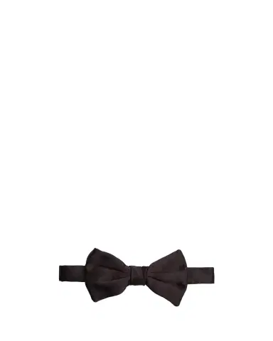 Giorgio Armani Men's Pre-Tied Silk Twill Bow Tie | Thumbnail 1