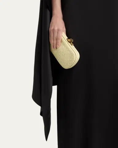 Bottega Veneta Puffy Leather Knot Clutch Bag | Thumbnail 2