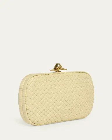 Bottega Veneta Puffy Leather Knot Clutch Bag | Thumbnail 3