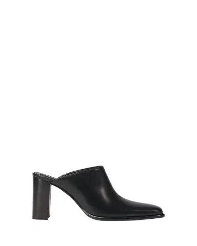 Simkhai Carolyn 85mm Leather Block-Heel Mules | Thumbnail 1 Simkhai Carolyn 85mm Leather Block-Heel Mules | Thumbnail 1