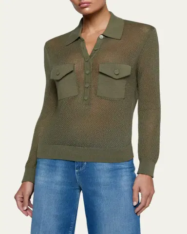 L'Agence Carine Cashmere-Blend Sweater | Thumbnail 8 L'Agence Carine Cashmere-Blend Sweater | Thumbnail 8