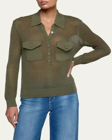 L'Agence Carine Cashmere-Blend Sweater | Thumbnail 9 L'Agence Carine Cashmere-Blend Sweater | Thumbnail 9